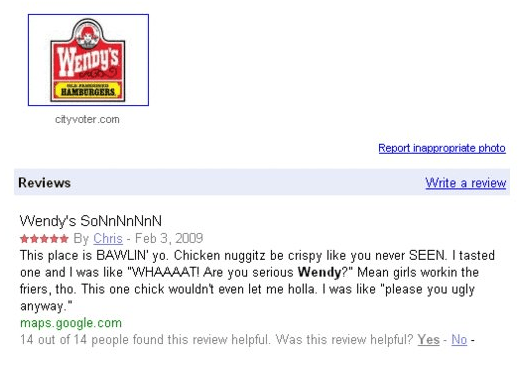 Best Wendy's Review Ever