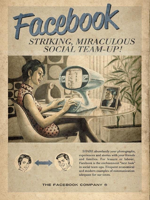 Facebook Vintage Style Advertisement