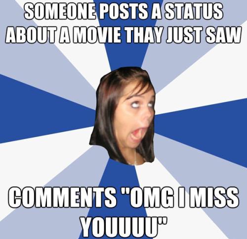 Facebook Girl Misses Everyone
