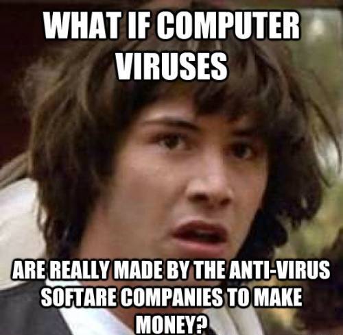 Conspiracy Keanu Who Makes Computer Viruses