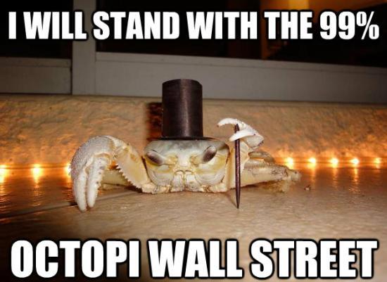 Fancy Crab Meme Wants To Octopi Wall Street