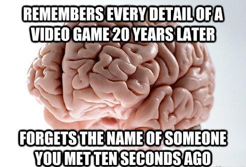 Brain Can't Remember Names