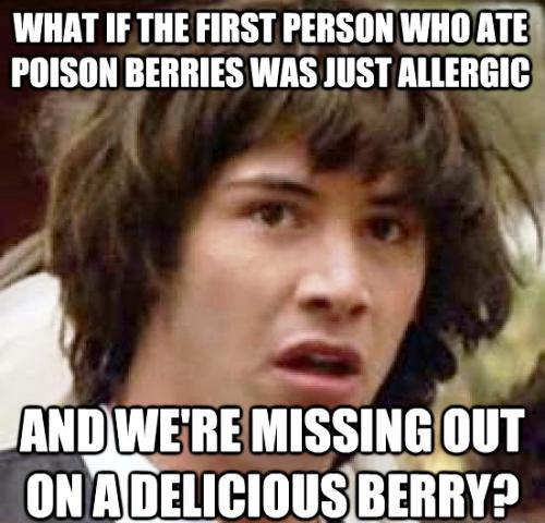 Stoned Keanu Eats Poison Berries