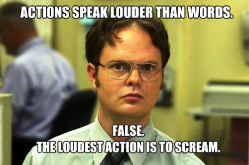 Dwight Schrute Facts On Actions Being Louder Than Words