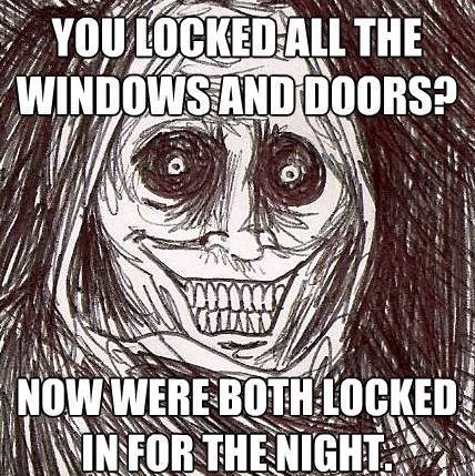 Horrifying Houseguest Locked Windows