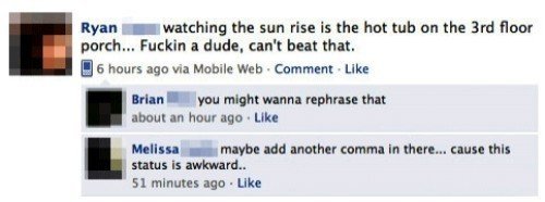 Facebook Fails Important Commas