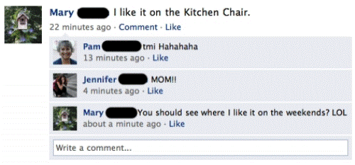 facebook parents mom tmi Nine More Reasons Not To Friend Your Parents On Facebook