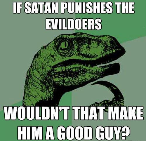 Philosoraptor Meme Satan Evildoers