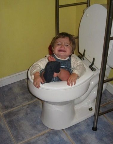 Funny Kid Photos Toilet