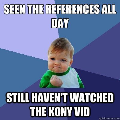 Success Kid Meme On Kony