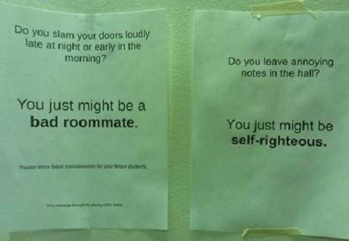 Annoying Notes In The Hall