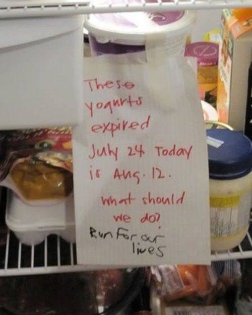 Hilarious Notes From Roommates