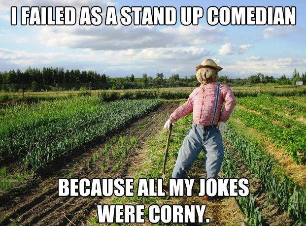 Scarecrow Is Corny