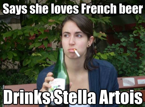 Study Abroad Meme french-beer
