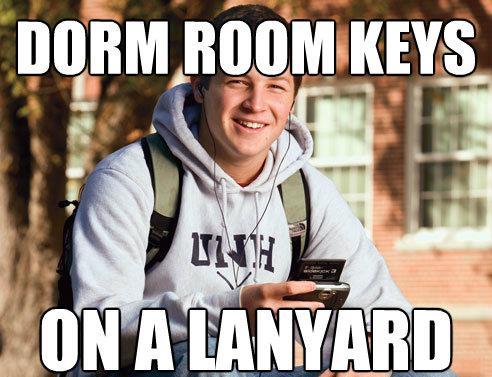 Dorm Room Keys College Freshman Memes