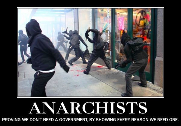 Demotivational Poster About Anarchists