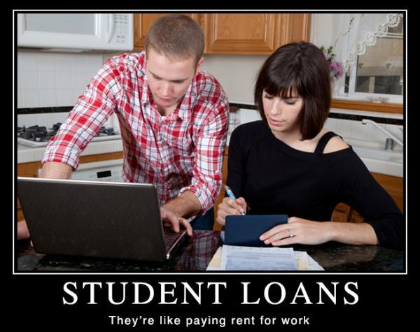 Funny Poster About Student Loans