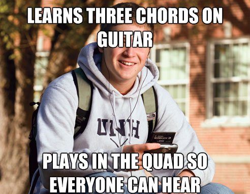 Learns Guitar