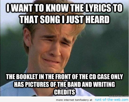 90's Problems Meme Lyrics