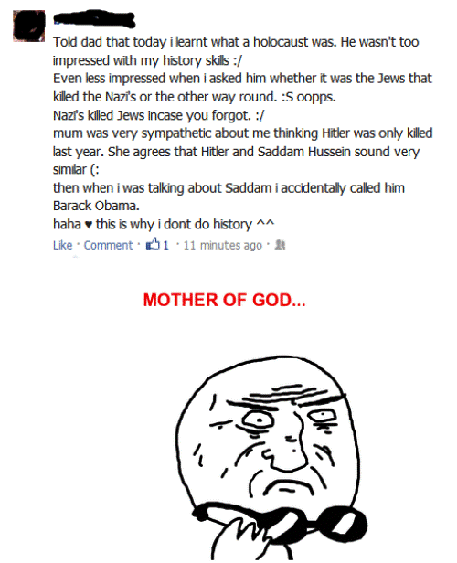 A Very Stupid Facebook Post On History