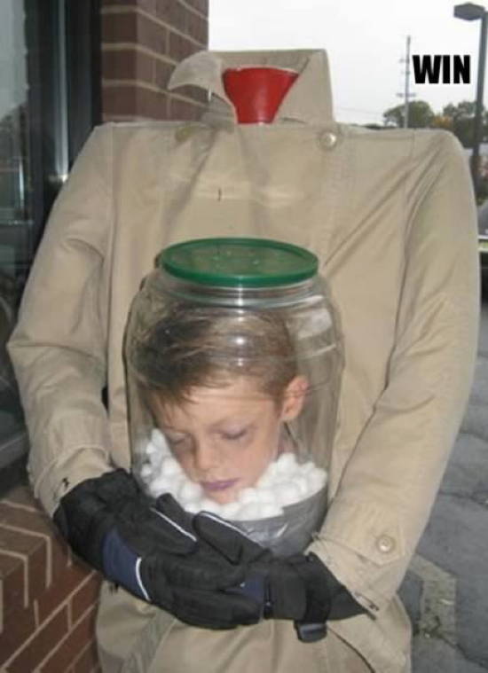 Head in a Jar Halloween Costumes