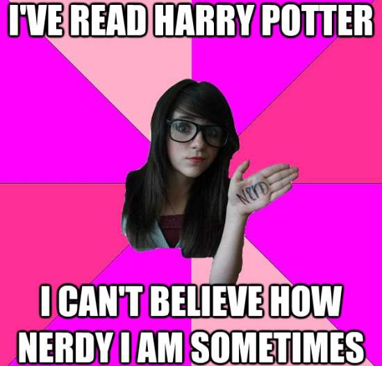 Scene Girl Nerd Meme Harry Potter