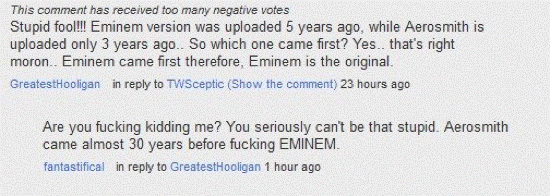 Stupid YouTube Comments Eminem