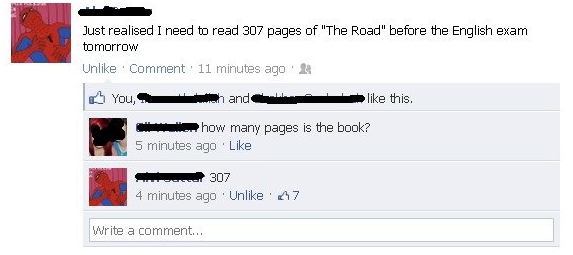 Reading the Road Facebook Post