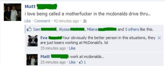 Funniest Facebook Posts McDonalds