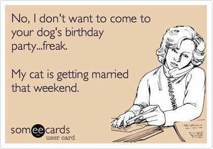 Ecard on Dog Party