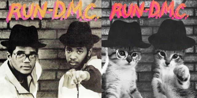 Kitten Covers Run DMC