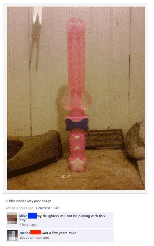 Awkwardest Facebook Pictures Bubble Wand