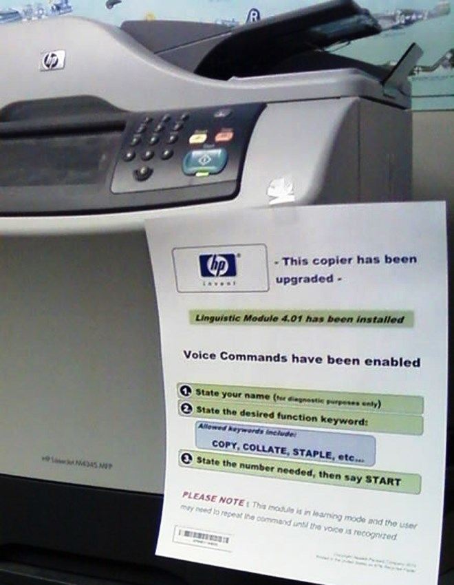 Voice Command Printer Prank