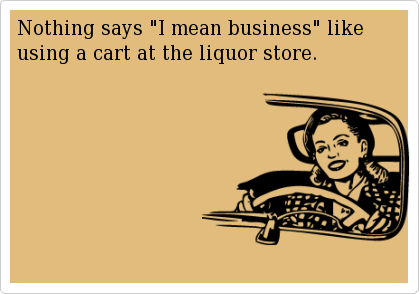 Serious At The Liquor Store