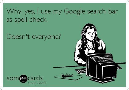Google for Spell Checking