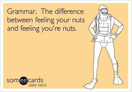 Someecard Grammar The Difference Between