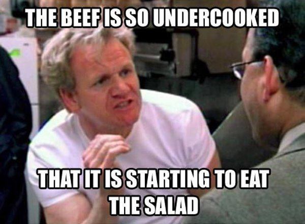 Chef Gordon Ramsay Memes So Undercooked