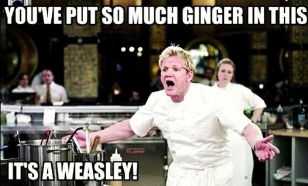 Ginger Gordon Ramsay Memes