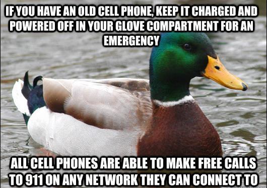 Advice Mallard On Emergency Cell Phone