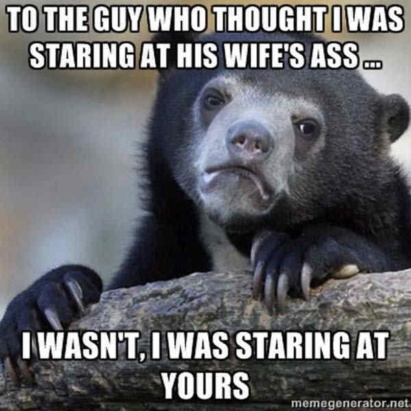 Ass Staring Confession