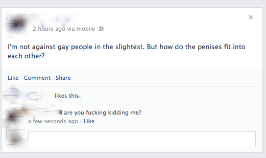 Facebook Comments How Do Gay People Work