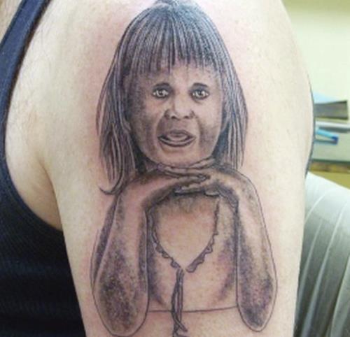 Child Portrait Tattoo Fail