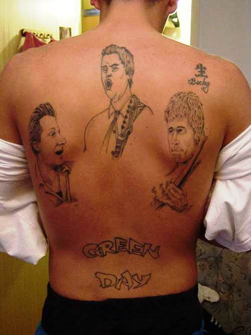 Green Day Tattoo Fail