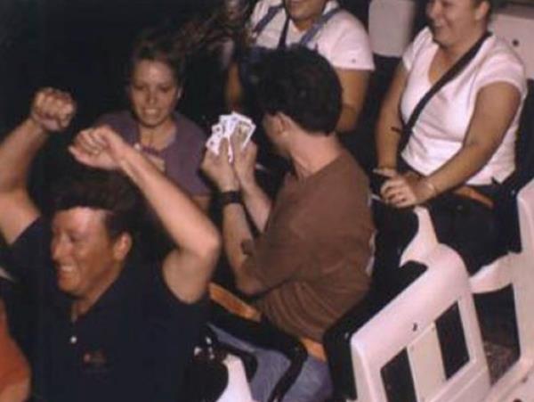 Playing Cards On A Roller Coaster