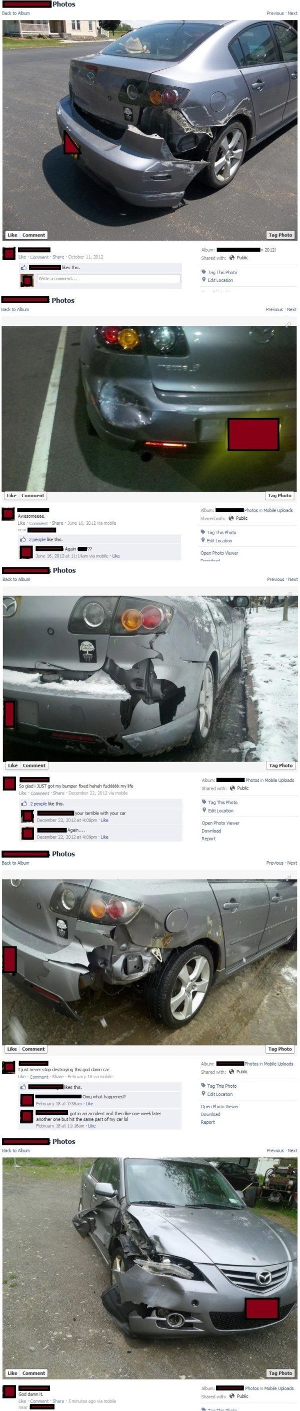 Facebook Pictures Bad Driver