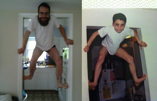 Funny Recreated Childhood Photographs