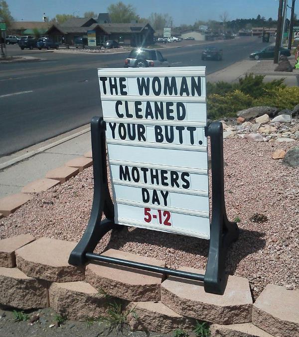 Funny Signs Mothers Day