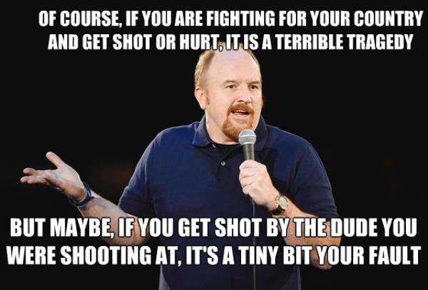 Getting Shot Louis CK Quotes