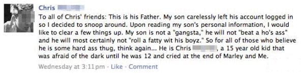 Ridiculous Facebook Post Dad Parenting