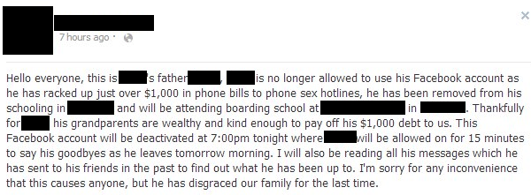 Ridiculous Facebook Posts Phone Sex